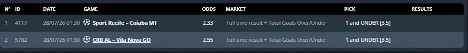 Prediction Slip screenshot